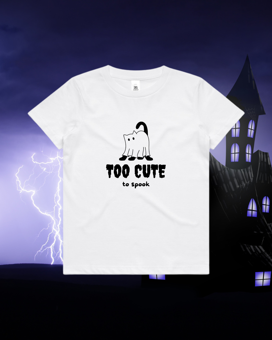 Too Cute to spook - Ghost Kitty