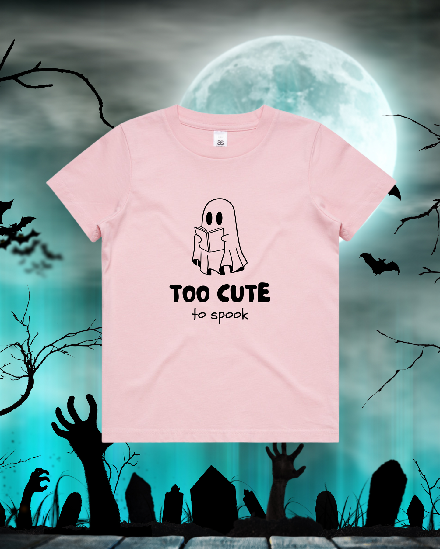 Too Cute to spook - Book loving Ghost
