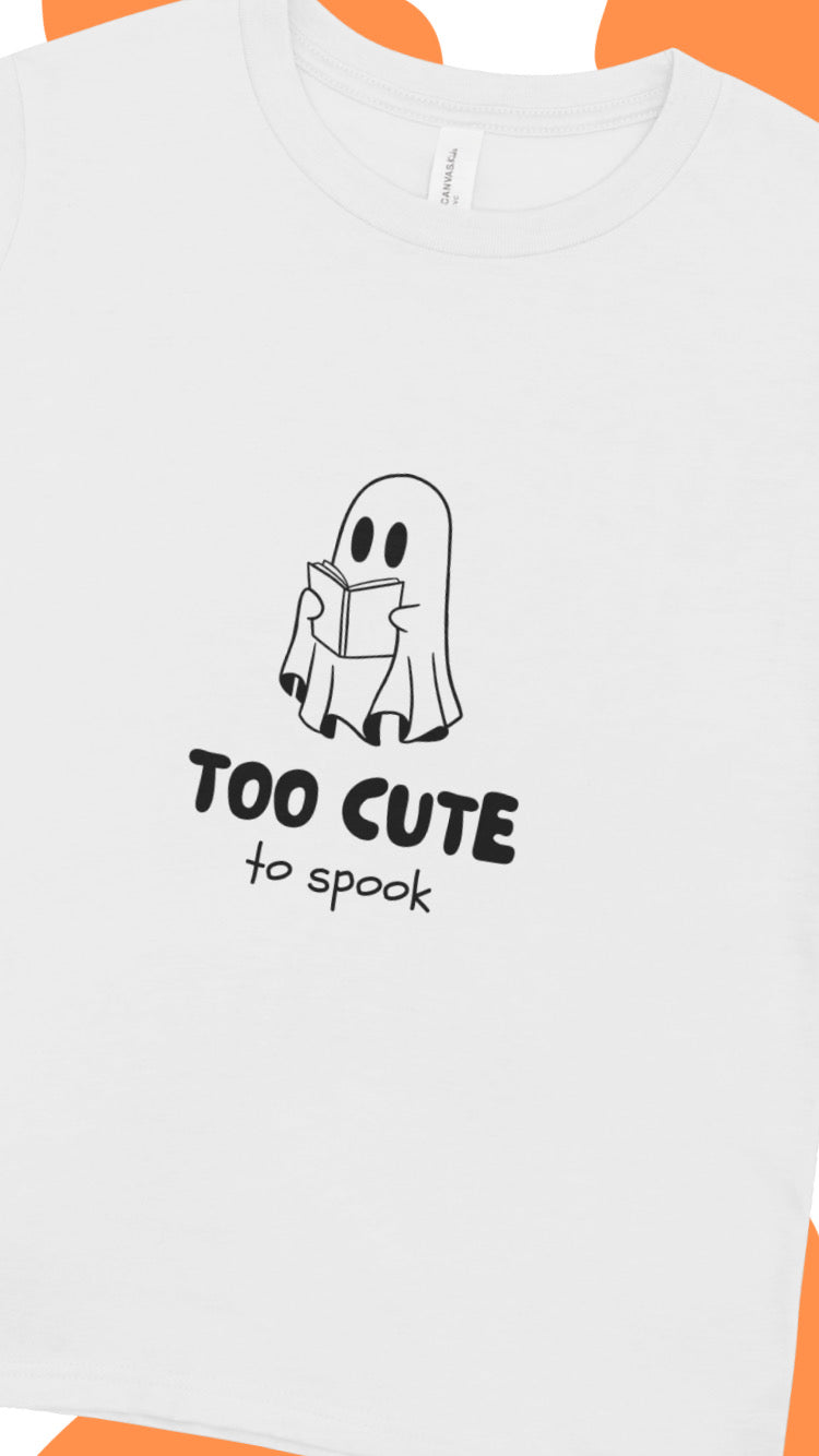 Too Cute to spook - Book loving Ghost